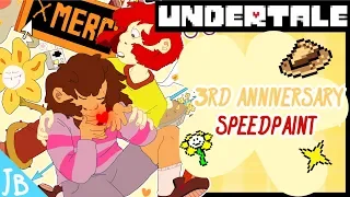 Undertale ★3RD ANNIVERSARY★ Speedpaint - Pacifist/Kill All Routes