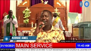 Njoroge James - Gutherera Gospel Song Live at Aipca Kiuu Church