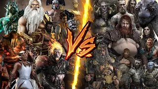 The Greek Pantheon VS Norse Pantheon - Which is More Powerful? | God of War: Ragnarok | BATTLE ARENA