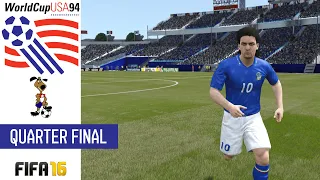 1994 World Cup SIM - Quarter Final (Part 1)