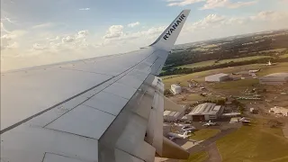 Ryanair 737-800 Takeoff from London Stansted