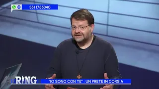 RING BLOCCO LIBRO "IO SONO CON TE. UN PRETE IN CORSIA" Edizioni Messaggero Padova