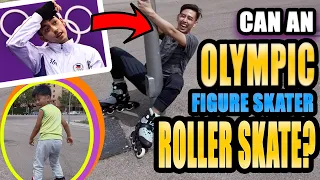 Can An Olympic Figure Skater Roller Skate? | Michael Martinez