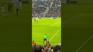 Le Penalty de Guendouzi lors d' OM - MHSC .