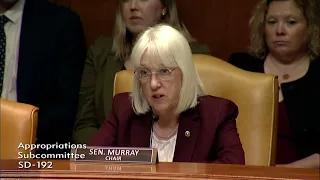 Senator Murray discusses the President's FY25 budget request for the Department of Commerce