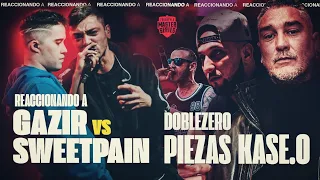 PIEZAS, KASE.O y DOBLEZERO REACCIONAN a SWEET PAIN vs GAZIR | #FMSESPAÑA