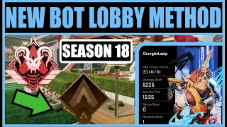 The ONLY REAL WORKING WAY To Get Into BOT LOBBIES In Apex Legends SEASON 18