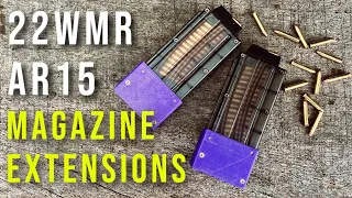 Magazine Extensions for 22 Magnum AR15 Rifles (22WMR)