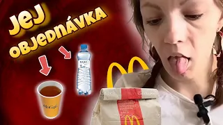 SHOPAHOLICADEL SI OBJEDNALA ČAJ A VODU Z MCDONALDS 😰🤣