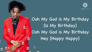 rayvanny happy birthday lyrics