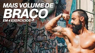 MAIS VOLUME DE BRAÇO EM 4 EXERCÍCIOS | XTREME 21