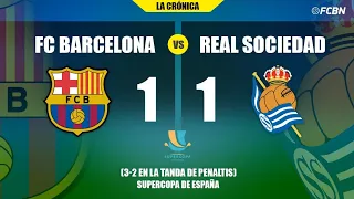 Real Sociedad vs FC Barcelona penalty shootout 13/01/2021