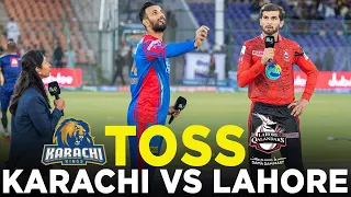 PSL 9 | Toss | Karachi Kings vs Lahore Qalandars | Match 26 | M2A1A