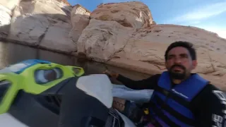 Lake Powell Jet Ski ride with insta360 camera