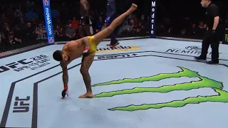 Conor McGregor, Thiago "Marreta" Santos & Elizeu Zaleski doing the Most Powerful Kick in Capoeira