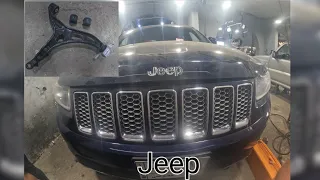 jeep lower control arm sway bar bushing replacement #jeep #cherokee