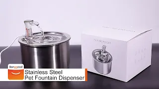 Stainless Steel Pet Water Fountain Dispenser  - Banggood Tool Sets