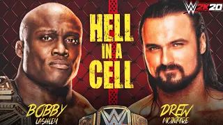 WWE 2K20 Bobby Lashley vs Drew McIntyre Hell in a Cell 2021 Prediction Match Gameplay