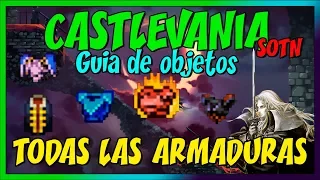 Castlevania SOTN - Todas las Armaduras  - Kuariel Channel