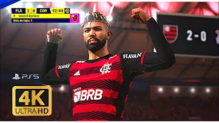 eFootball 2023 - Flamengo vs Corinthians | Brasilerão Série A (4K HDR) Ps5