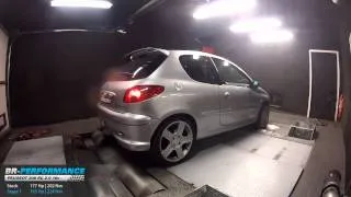 Reprogrammation Moteur Peugeot 206 RC 2.0 16v 177hp @ 195hp par BR-Performance