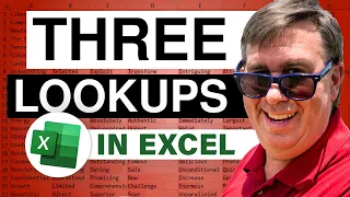 Excel - VLOOKUP to Three Different Tables - Excel - Episode 1631