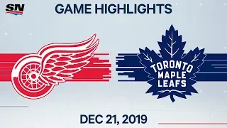 NHL Highlights | Red Wings vs. Maple Leafs – Dec. 21, 2019