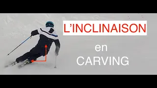 Comment faire un VIRAGE CARVING / coupé en ski ! L'inclinaison