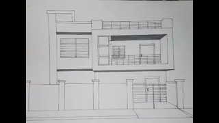 How to Draw a house.TR Draw 41