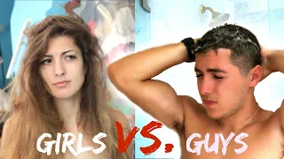 Morning Routine Guys Vs. Girls!