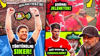 BAJNOK a Bayer Leverkusen! Micsoda FIESZTA!! FÉLBESZAKADT a Roma meccse! MINDENT bukhat a Liverpool!