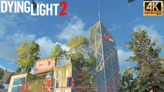 Climbing The VNC Tower and The Fate of Rowe - Dying Light 2 Stay Human (Broadcast Mission) 4K