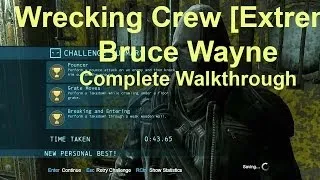 43s Wrecking Crew [Extreme]: Bruce Wayne Predator: 3 Medals: Initiation DLC - Batman Arkham Origins