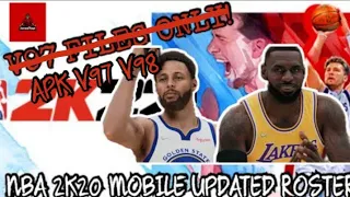 NBA 2K22 MOBILE UPDATED ROSTER V3 SEMI UPDATE | APK V97 V98 | JAMESPLAYS