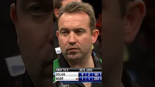 THE FIRST 9-DARTER EVER FINISHED ON THE BULLSEYE by Brendan Dolan #shorts #darts #history