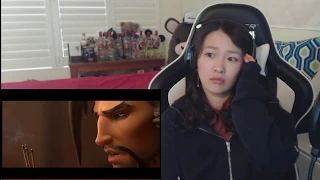 Overwatch Animated Short DRAGONS Reaction (Overwatch Animated Shorts Reaction) It's Me Hachan Reacts
