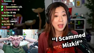 Fuslie admits she scammed Mizkif