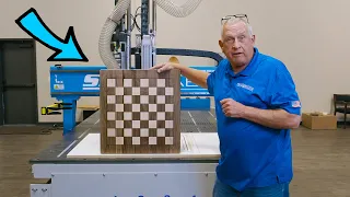 ShopSabre CNC - Chess Board on IS Series Router