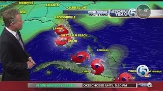 4 p.m. update on Tropical Storm Erika