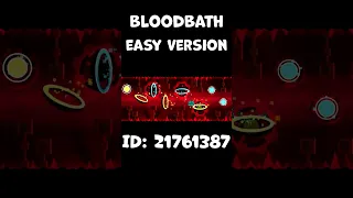 Geometry Dash: bloodbath easy hahaha