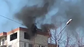Пожар в центре Пензы