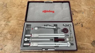 Review - Rotring Drafting Set w Tech Pen Attachments