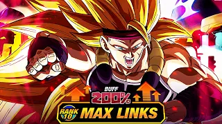 MID?? LEVEL 10 LINKS 100% RAINBOW STAR EZA INT SSJ3 BARDOCK! (DBZ: Dokkan Battle)