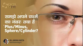 समझे अपने चश्मे का नंबर  क्या हैं ? Plus/Minus, Sphere/Cylinder | Dr Anisha Gupta - Eye Specialist