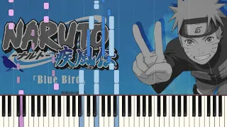 Naruto Shippuden - Opening 3: Blue Bird | Piano Tutorial + Sheets