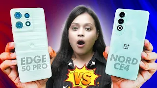 Motorola Edge 50 Pro vs OnePlus Nord CE 4 - Clear Comparison The Video You Wanted!