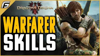 Dragon's Dogma 2 WARFARER SKILLS Gameplay - Weapon Skills and Most OP Hybrid Class