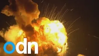 Witness videos capture incredible moment NASA rocket explodes on launch