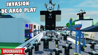 QUE PASARÍA SI MUCHOS ARGO PLAYS INVADEN BROOKHAVEN?🤣 (ROBLOX)