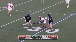 Blair Boys Lacrosse vs Whitman G11 (2024)